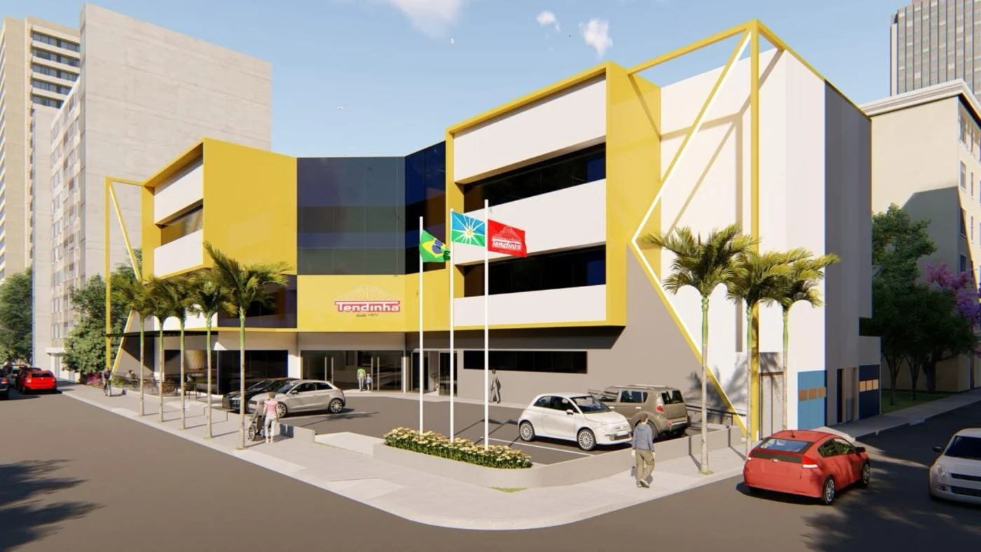 Edifício comercial da Tendinha Lanches em Uberlândia