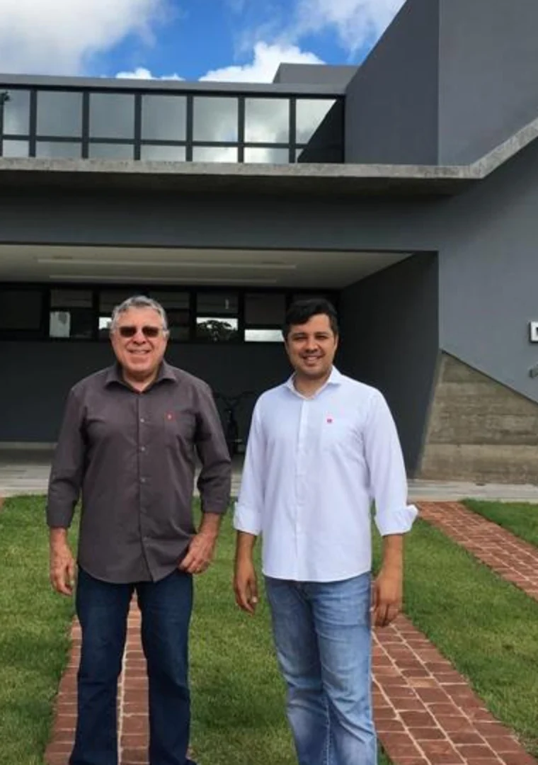 Eng. Walter Evangelista e Eng. Túlio Lemes, responsáveis técnicos da Icconne Construtora